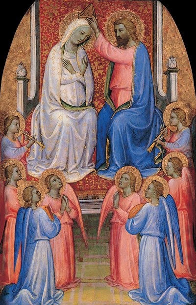 Coronation of the Virgin and Angels by Ventura del Moro